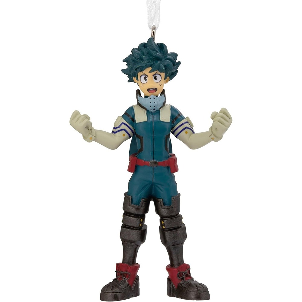 Hallmark My Hero Academia Izuku Midoriya Christmas Ornament Nerd Geek Deadstock